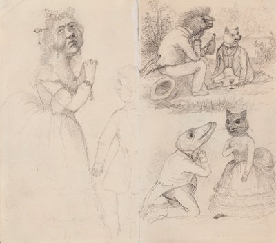 Caricaturas de Ferdinand von Wright