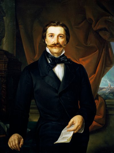 Conde Carlo Coronini por Ferdinando Bassi (1819-1883) de Ferdinando Bassi
