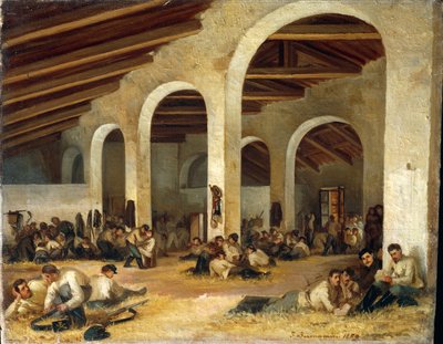 Cuarteles en Módena, por Ferdinando Buonamici de Ferdinando Buonamici