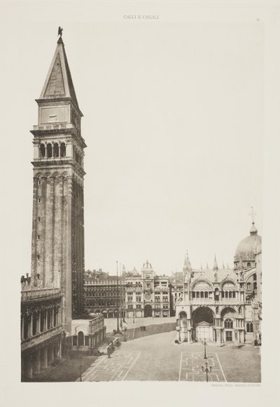 Campanile de la Basílica de San Marcos de Ferdinando Ongania