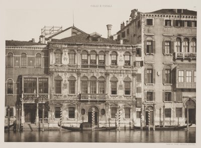 Palacio Grimani, Gran Canal, 1891 de Ferdinando Ongania