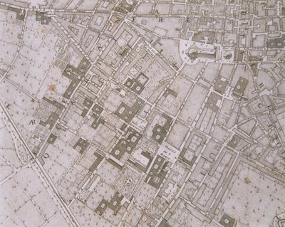 Mapa de Florencia, 1731 de Ferdinando Ruggeri