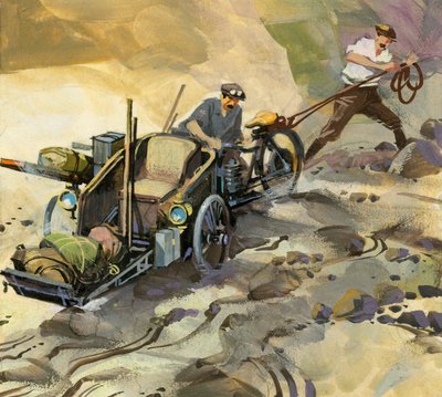 Carrera de diez mil millas (gouache sobre papel) de Ferdinando Tacconi