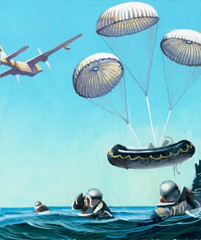 La historia del paracaídas: Los paracaidistas del futuro de Ferdinando Tacconi