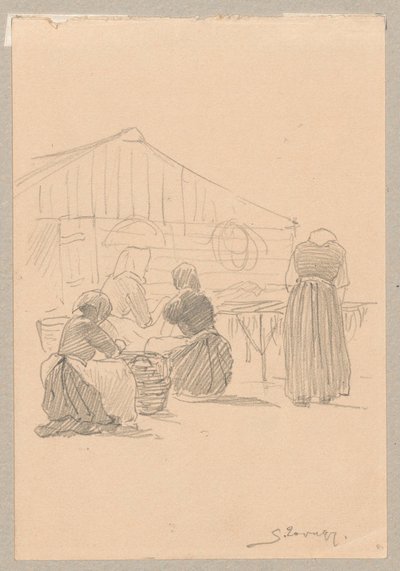 Mujeres en el trabajo de Ferdynand Ruszczyc