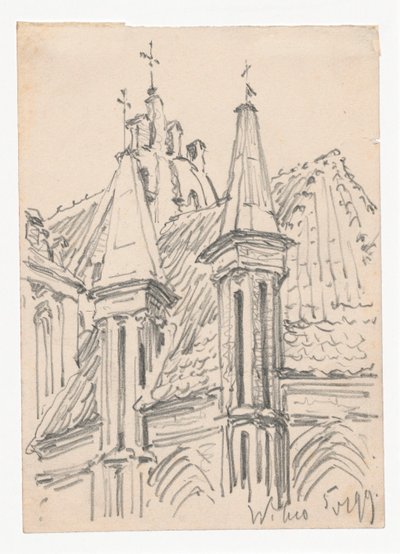 Iglesia de Santa Ana en Vilna de Ferdynand Ruszczyc