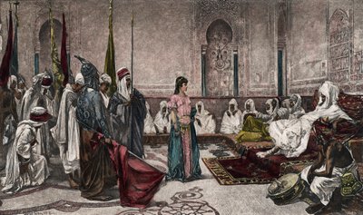 Un prisionero de estado en la Alhambra (fotograbado a color) de Ferencz Frans Eisenhut