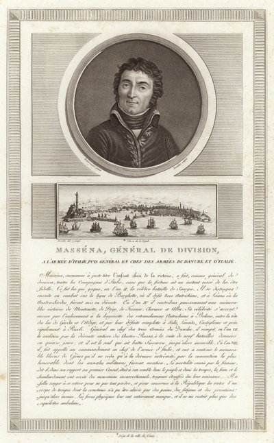 Retrato de André Massena de Fereol Bonnemaison