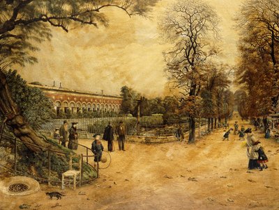 Los jardines de Luxemburgo, París, 1904 de Fernand Auguste Besnier