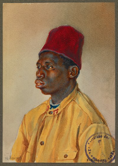 Madion - Diouf , soldado senegalés, Gustrow de Fernand Barbier