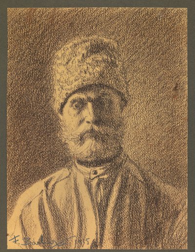 Retrato de un prisionero ruso de Fernand Barbier
