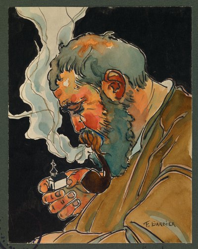 Prisionero Liard como beadle, Gustrow de Fernand Barbier