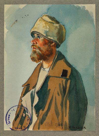 Prisionero ruso, Gustrow de Fernand Barbier