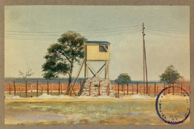 Atalaya y alambre de espino de Fernand Barbier