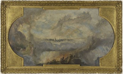 Boceto para la Galería Norte del Petit Palais: La Revolución Francesa (techo) de Fernand Cormon