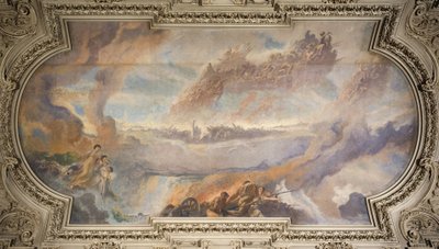 La Revolución Francesa (techo central), entre 1906 y 1911 (óleo sobre lienzo) de Fernand Cormon