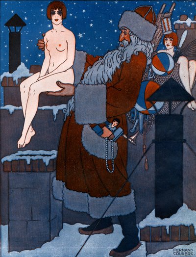 Juguetes para todos - ilustración de la Vie Parisienne de Fernand Couderc