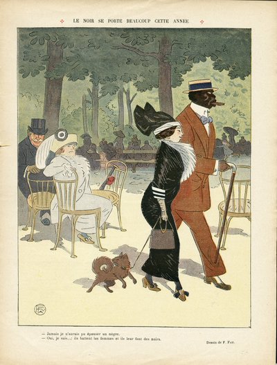 Ilustración de Fernand Fau (1858-1919) en Le Lire de Fernand Fau