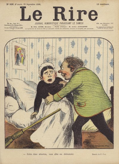 Ilustración para Le Rire de Fernand Fau
