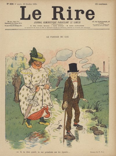 Ilustración para Le Rire de Fernand Fau