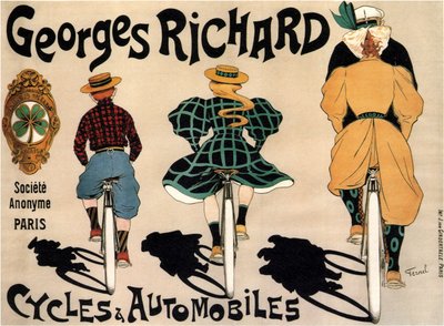 Ciclos y coches Georges Richard, 1896 de Fernand Fernel