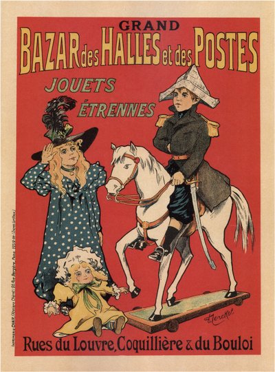Gran Bazar des Halles et des Postes, 1899 de Fernand Fernel