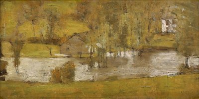 Una Fosset; La Crecida, 1881 de Fernand Khnopff