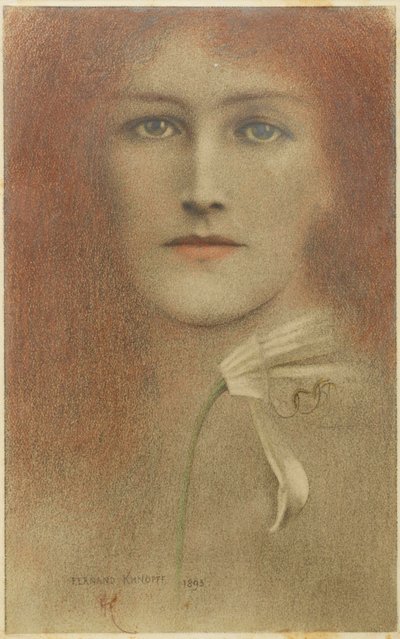 Timidez, 1893 de Fernand Khnopff