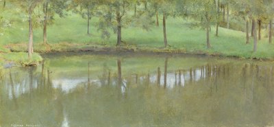 Fosset; Agua tranquila de Fernand Khnopff