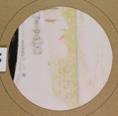 Cabeza de una Mujer, c.1908 de Fernand Khnopff