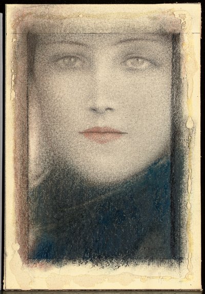 Cabeza de una mujer de Fernand Khnopff