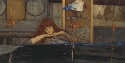Cierro mi puerta sobre mí mismo, 1891 de Fernand Khnopff