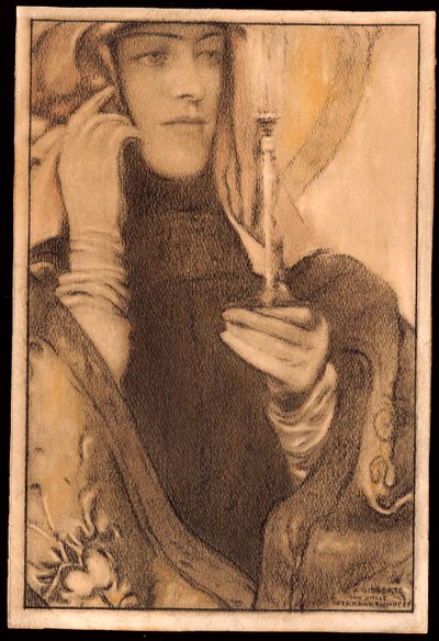 Incienso, 1917 de Fernand Khnopff