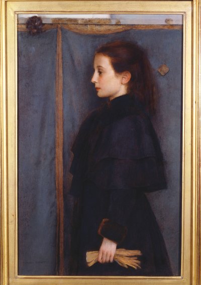 Retrato de Jeanne de Bauer, 1890 de Fernand Khnopff