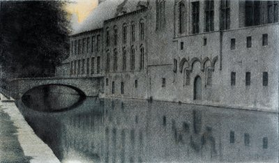 Recuerdo de Flandes. Un canal, 1904 de Fernand Khnopff