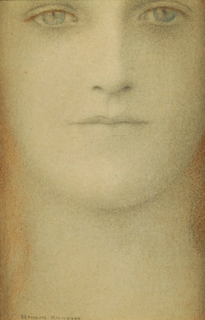 Estudio de una mujer, 1890 de Fernand Khnopff