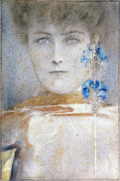Máscara blanca de Fernand Khnopff
