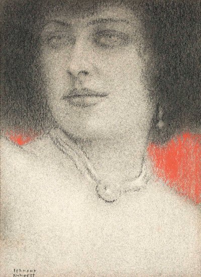 Estudio de mujer, c.1914 de Fernand Khnopff