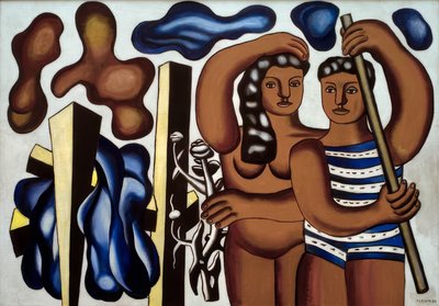 Adán y Eva (estudio) de Fernand Leger