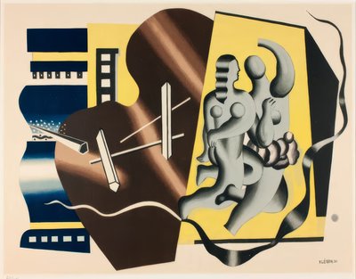 Composición con dos bailarines de Fernand Leger