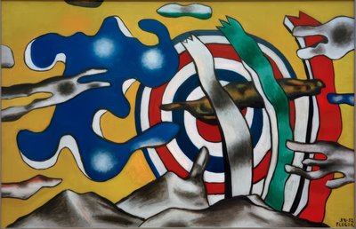El avión en el cielo de Fernand Leger