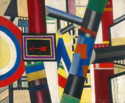 El paso a nivel (bosquejo) de Fernand Leger