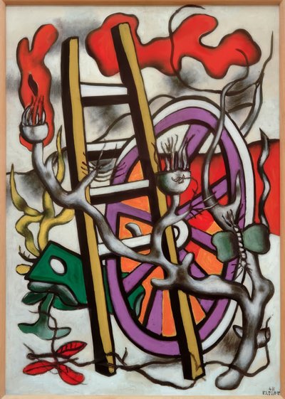 La mariposa en la bicicleta de Fernand Leger