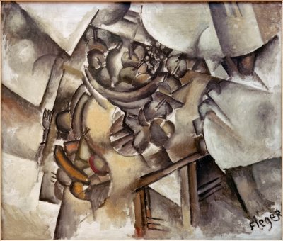 La frutera sobre la mesa de Fernand Leger