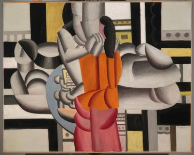 Tres mujeres y naturaleza muerta (Dejeuner)  de Fernand Leger