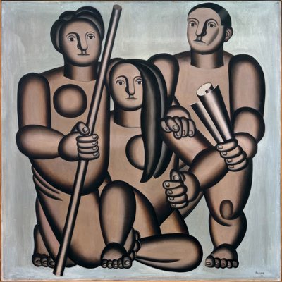 Tres personas de Fernand Leger