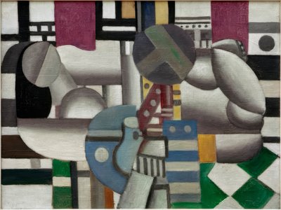 Mujer y naturaleza muerta de Fernand Leger