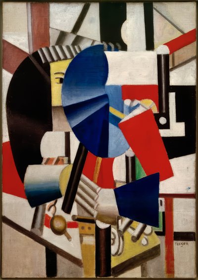 Mujer con espejo de Fernand Leger