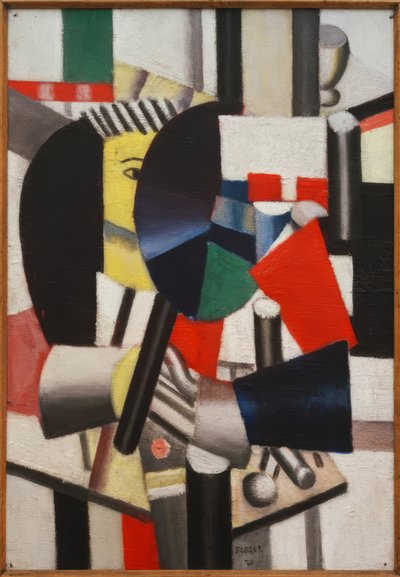 Mujer con espejo de Fernand Leger