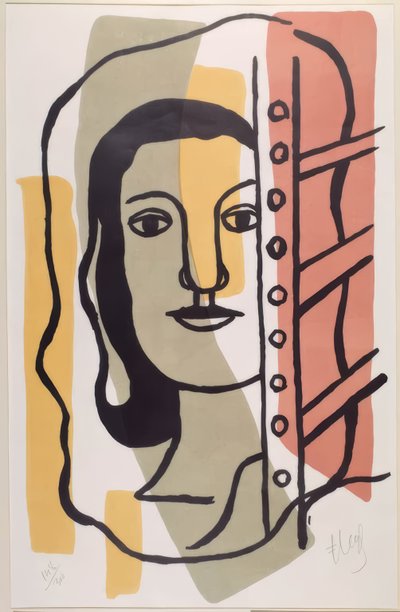 Cabeza de mujer de Fernand Leger